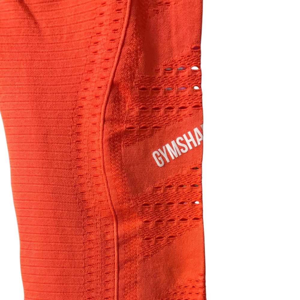 Gymshark Orange Leggings Athletic Performance - Picture 4 of 5